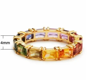 Multi Colored Stones Band