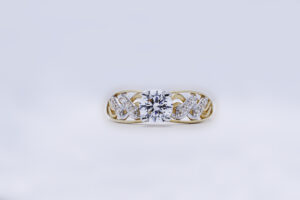 Solitaire Style Zircon Ring