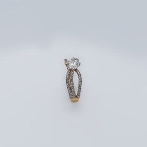 Diamond Solitaire Style Zircon Ring
