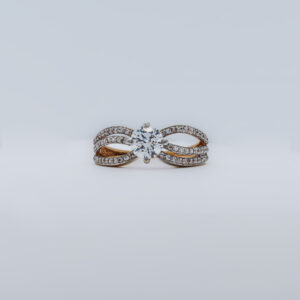 Diamond Solitaire Style Zircon Ring