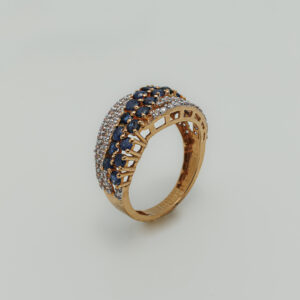 Sapphire and Zircon Band