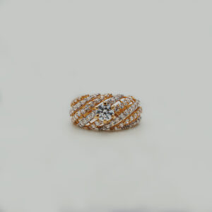 Diamond Solitaire Style Zircon Ring