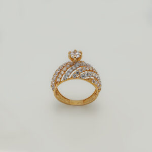 Diamond Solitaire Style Zircon Ring
