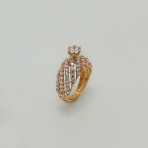 Diamond Solitaire Style Zircon Ring