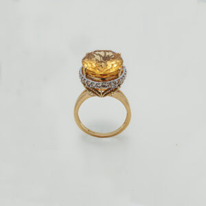 Golden Topaz Ring