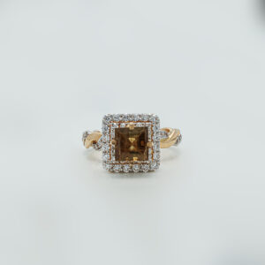 Tourmaline Ring with Zircons