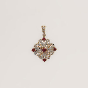 Ruby Bloom Locket Set