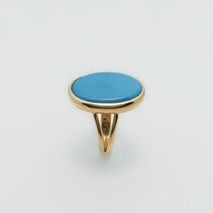 Classic Nishapuri Turquoise Ring