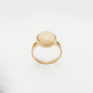 Ethiopian Opal Glow Ring in 21K Gold