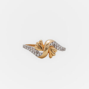21k Gold Zircon Butterfly Ring